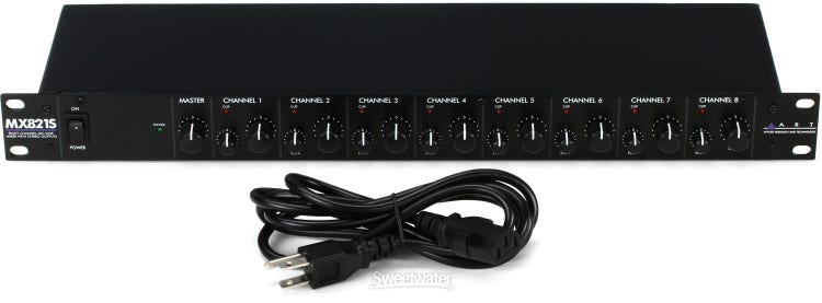 MX821S 8ch Mixer w/Stereo Out