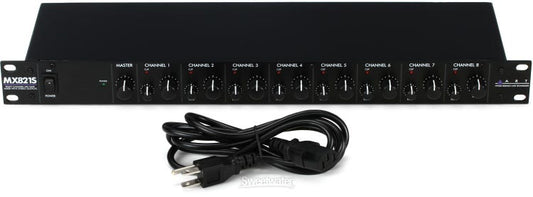 MX821S 8ch Mixer w/Stereo Out