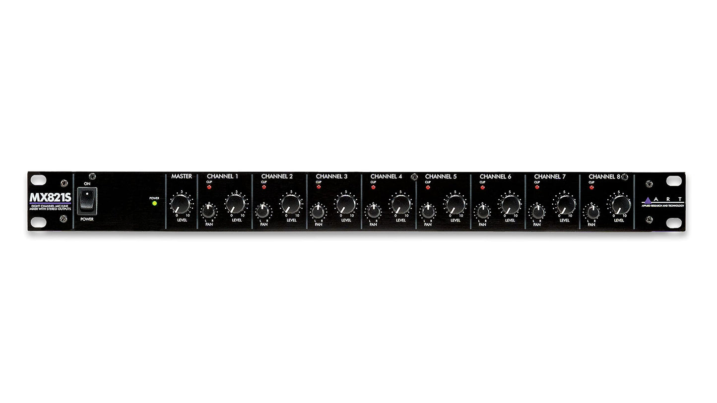 MX821S 8ch Mixer w/Stereo Out