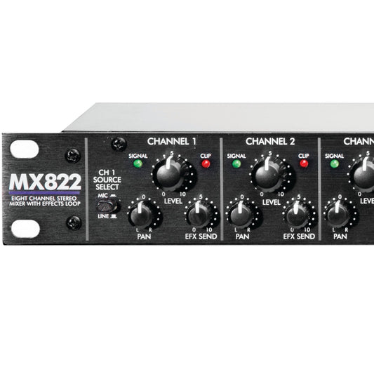MX822 8ch Mixer w/エフェクトループ